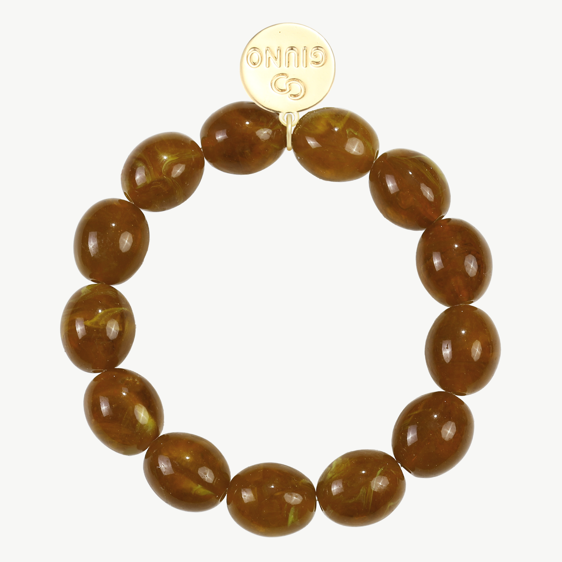 Ovales elastisches Armband aus Acryl