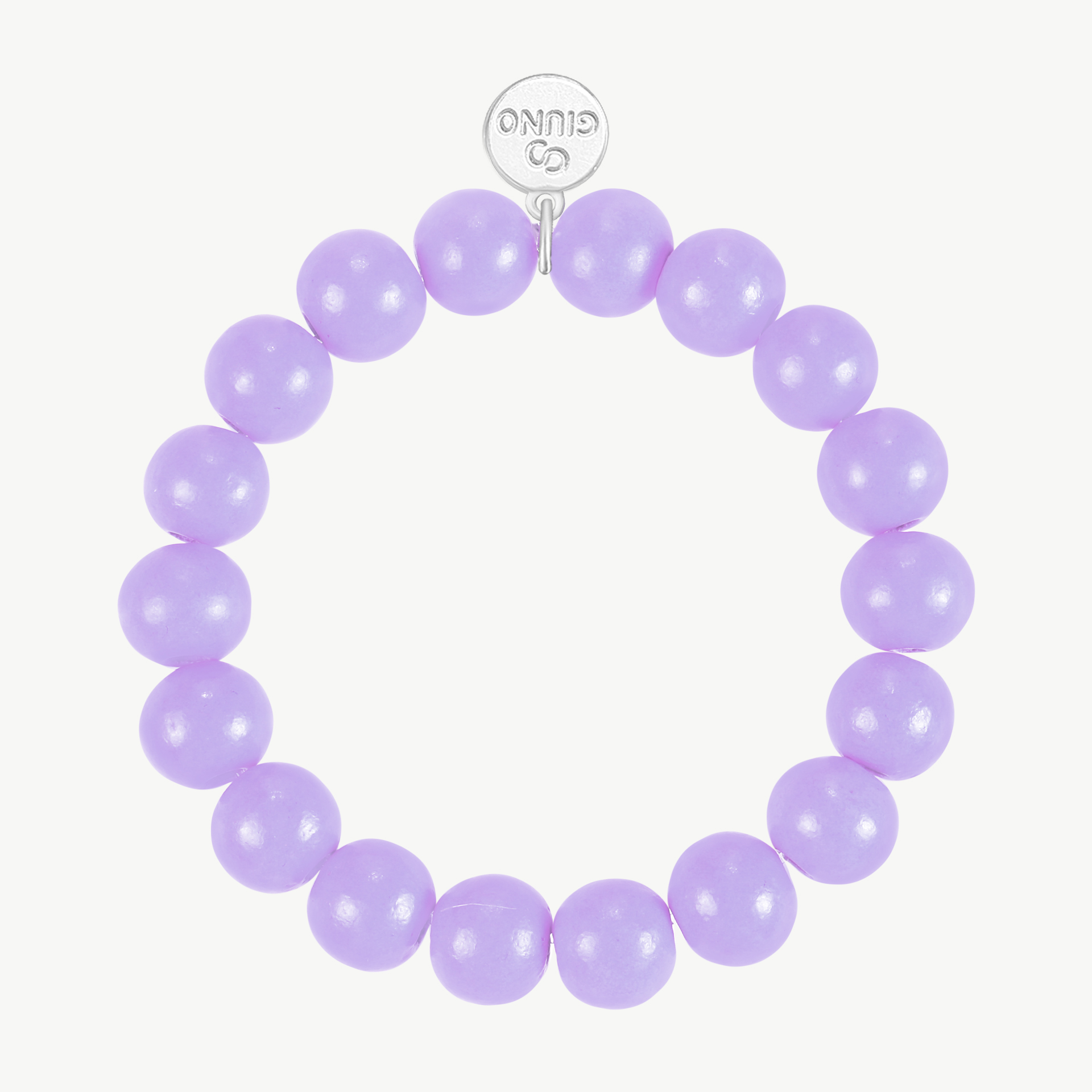 Einfarbiges Kupfer-Holzperlenarmband