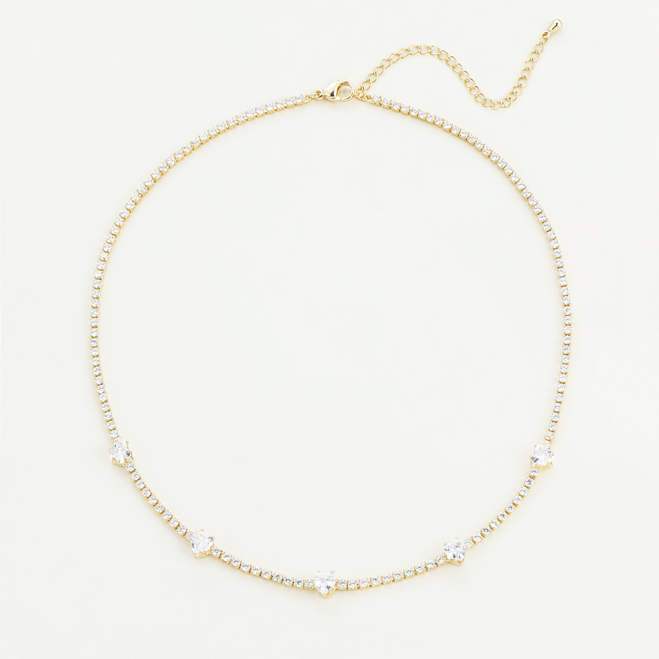 Giuno-Necklace-KTY18-12 Kette mit Zirkon