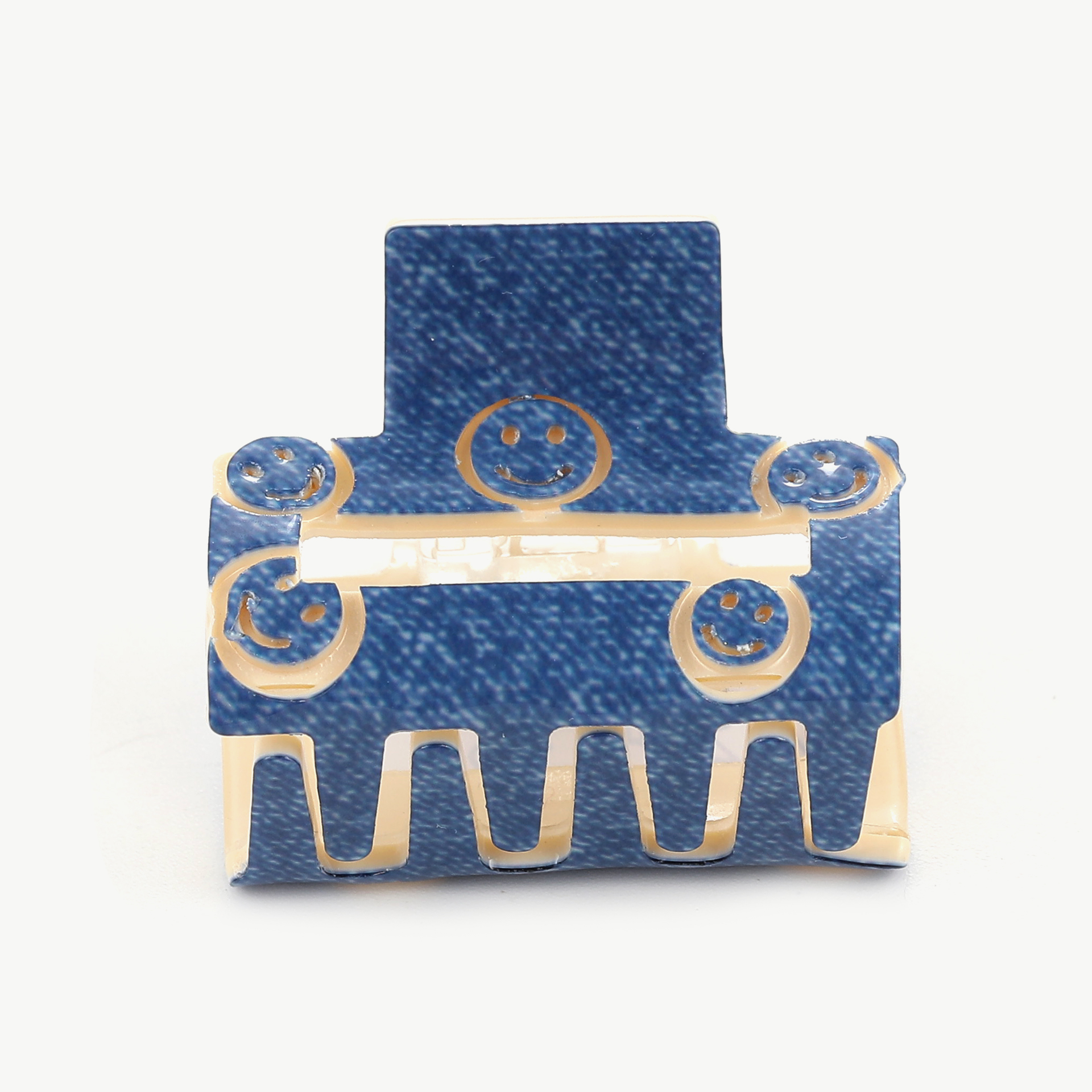 Mini Smiley Haarspange