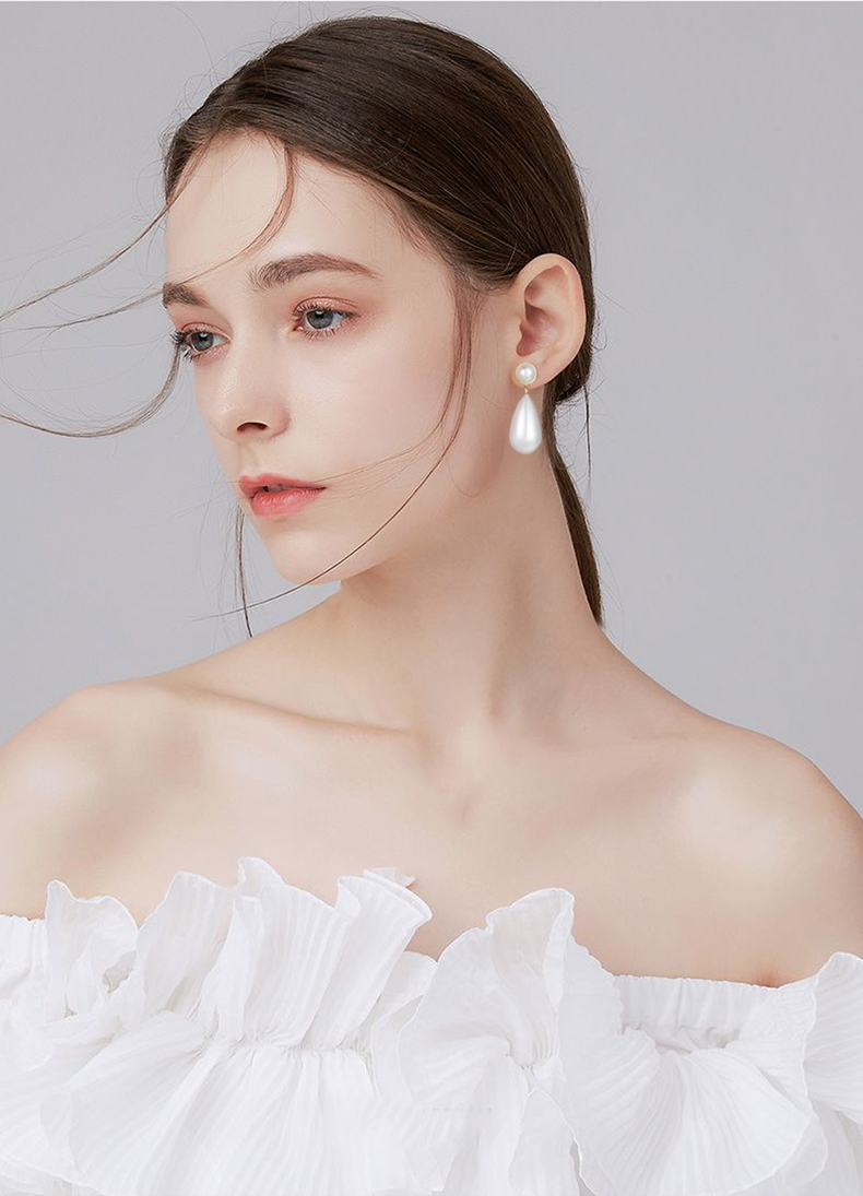 Perlen tropfenförmige Ohrhänger