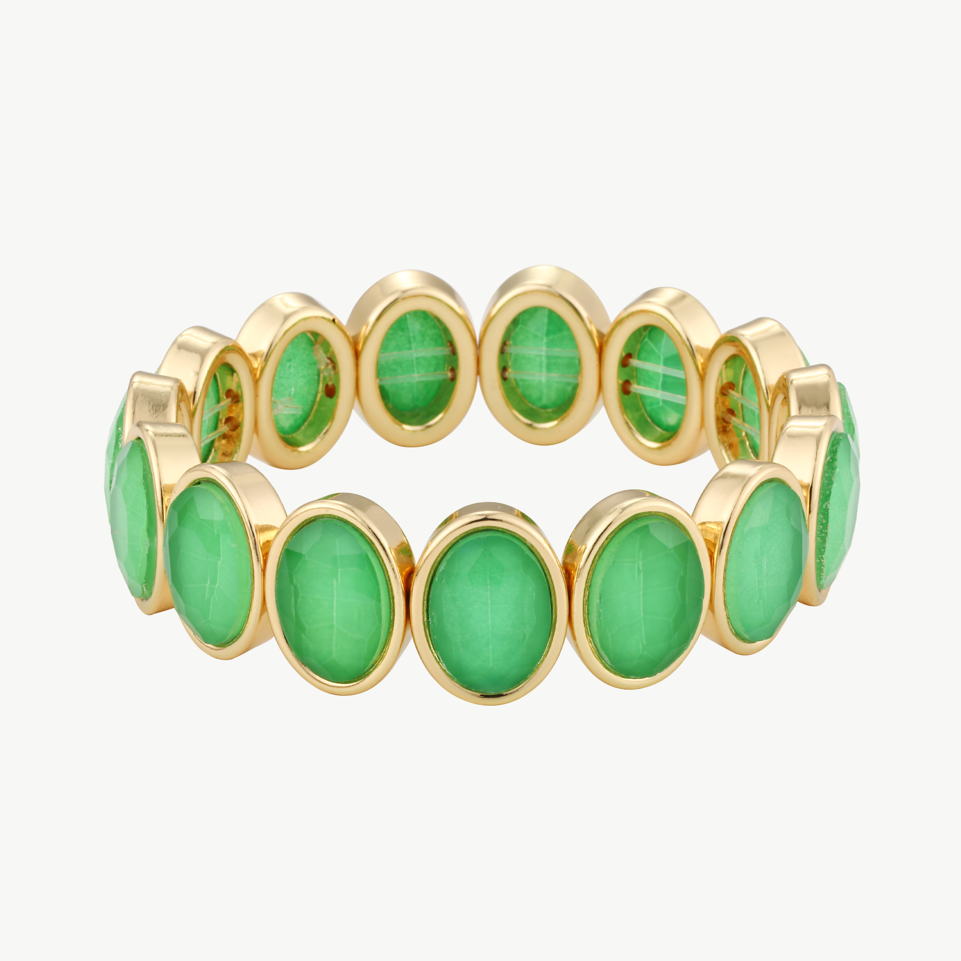 ovales Armband aus einer Legierung