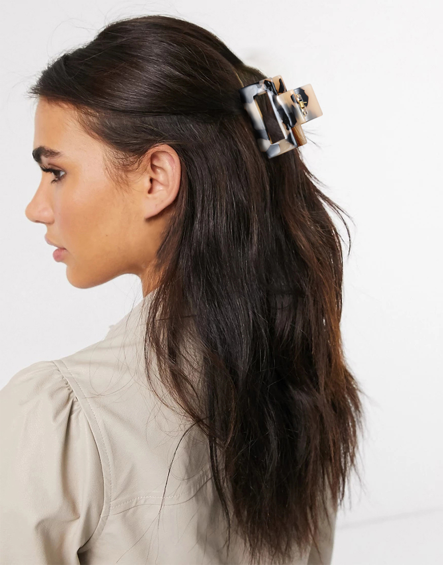 Quadratische Haarnadeln aus Acetat