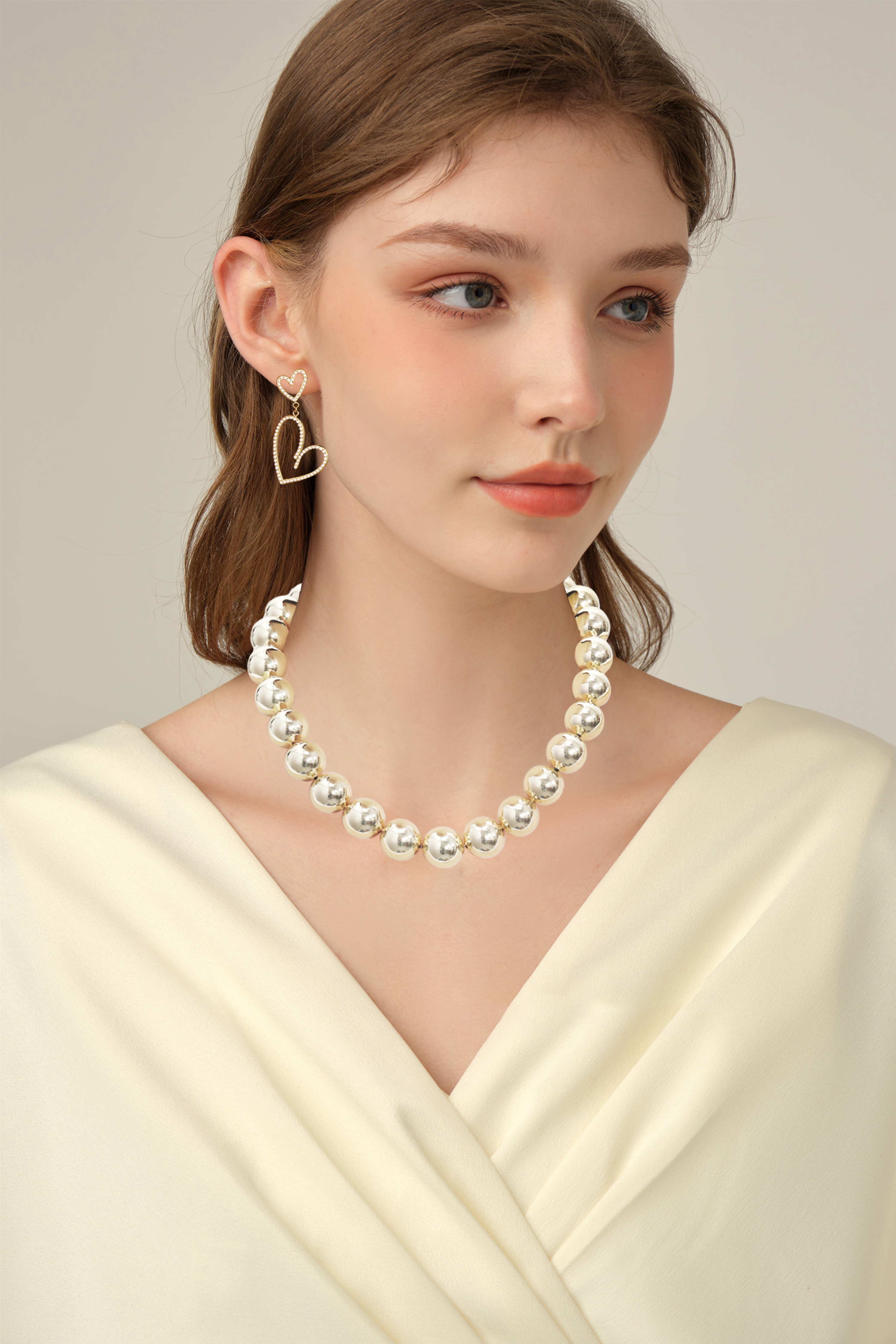 Halskette mit Kupferperlen