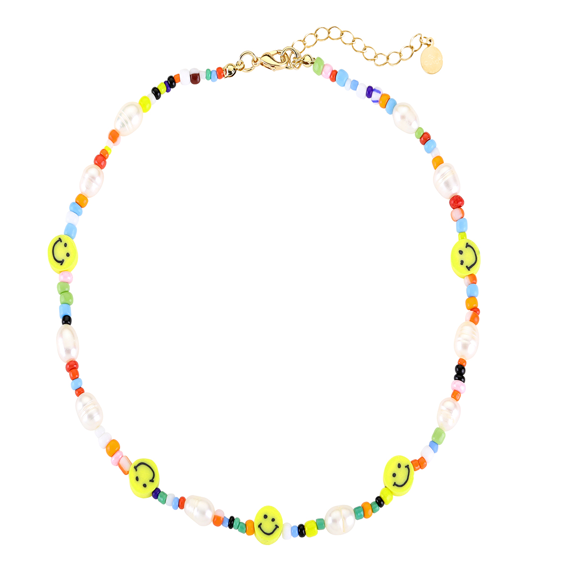 Perlenkette mit Smiley