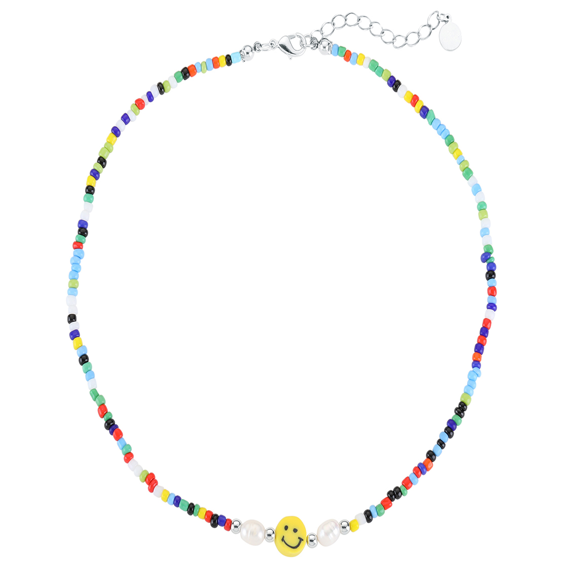 Perlenkette mit Smiley-Detail