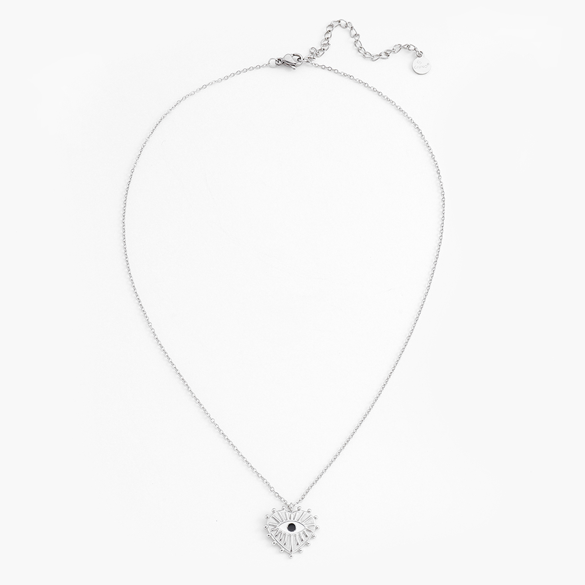 Feine Edelstahlkette mit Herz-Anhänger